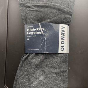 Old Navy Charcoal High Rise Leggings